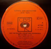 LP - Beethoven - Klaviertrio Nr.2 G-dur Op.1,2