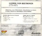 CD - Beethoven - Trios Nos. 3 & 4 For Violin, Violoncello & Piano