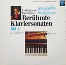 LP - Beethoven - Berühmte Klaviersonaten Vol. 1