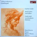 LP - Ludwig van Beethoven , Peter Schreier , Walter Olbertz - Goethe-Lieder - Sechs Lieder Von Gellert - Lieder Nach Verschiedenen Dichtern - black label
