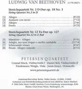 CD - Beethoven / Petersen Quartett - Streichquartette Op. 18,3 & 127