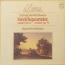 LP - Beethoven - Streichquartette 'Harfen' Op. 74 / 'Serioso' Op. 95