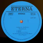 LP - Beethoven - Ouvertüren II - blue labels