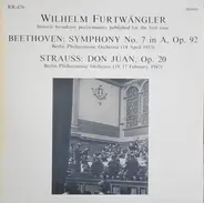 Beethoven / Strauss - Symphony No. 7 In A, Op. 92  / Don Juan, Op. 20