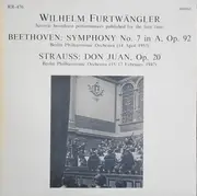 LP - Beethoven / Strauss - Symphony No. 7 In A, Op. 92  / Don Juan, Op. 20 - Mono