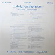 LP - Ludwig van Beethoven , Robert Alexander Bohnke - Berühmte Klavierwerke II