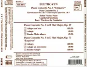 CD - Beethoven - Piano Concerto No. 5 'Emperor'  / Piano Concerto No. 2