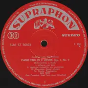 LP - Ludwig van Beethoven , Suk Trio - Piano Trios - Op. 1, No. 3 / Op. 70, No. 1 ('Geistertrio')