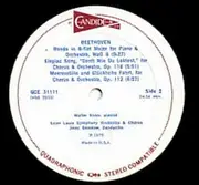 LP - Beethoven - W. Klien & Saint Louis Symph. Orch. (J. Semkow) - Fantasia In C Minor, Op. 80 'Choral Fantasy' / Rondo In B Flat Major, Woo 6 / Elegiac Song Op. 118 / Calm Sea Nd Prosperous Voyage, Op. 112 - Quadraphonic