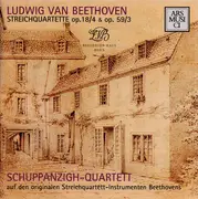 CD - Beethoven / Schuppanzigh Quartett - Streichquartette Op. 18/4 & Op. 59/3 (Schuppanzigh-Quartett Auf Den Originalen Streichquartett-Instrumenten Beethovens)