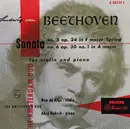 LP - Beethoven / The Amsterdam Duo - Sonata No.5 Op.24 In F Major / Spring & Sonata No.6 Op.30 No.1 In A Major For Violin And Piano