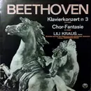 LP - Ludwig van Beethoven/ The Amsterdam Philharmonic Society , Gianfranco Rivoli - Klavierkonzert Nr.3 c-moll/ Chor-Fantasie c-moll