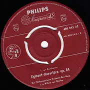 7inch Vinyl Single - Beethoven - Ouvertüren: Egmont / Coriolan - label variation / Mono