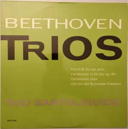 Beethoven - Drei Trios Für Klavier, Violine Und Violoncello