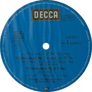 LP - Ludwig van Beethoven , Vladimir Ashkenazy - Klaviersonaten Nr. 5 C-moll • Nr. 6 F-dur • Nr. 15 D-dur