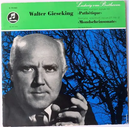 Ludwig van Beethoven , Walter Gieseking - 'Pathétique' 'Mondscheinsonate'