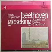 LP - Beethoven (Gieseking) - Appassionata / Patetica / Chiaro Di Luna