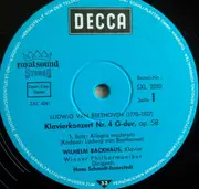 LP - Beethoven - Konzert für Klavier und Orchester Nr.4 G-dur