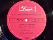 LP - Ludwig van Beethoven , Wilhelm Furtwängler , Wiener Philharmoniker - 4. Sinfonie B-Dur Op. 60, 1. Sinfonie C-Dur Op. 21 - Club-Sonderauflage