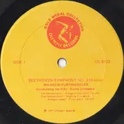 LP - Ludwig van Beethoven , Wilhelm Furtwängler Conducting Orchestra Sinfonica Di Roma Della RAI - Symphony No. 3 (Eroica)