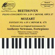 Ludwig van Beethoven , Wolfgang Amadeus Mozart , Stephen Simon , Anthony Newman , Philomusica Of Lo - Beethoven : Piano Concerto No. 3 In C Minor / Mozart : Fantasy No. 4 In C Minor K.475