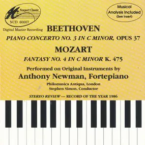 Ludwig Van Beethoven - Beethoven : Piano Concerto No. 3 In C Minor / Mozart : Fantasy No. 4 In C Minor K.475