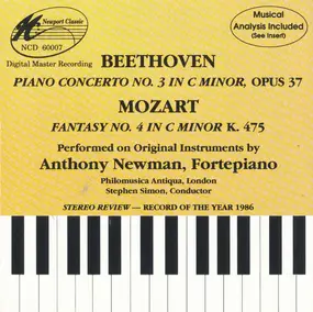 Ludwig Van Beethoven - Beethoven : Piano Concerto No. 3 In C Minor / Mozart : Fantasy No. 4 In C Minor K.475