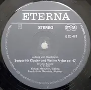 LP - Beethoven - Violinsonaten F-dur Op. 24 (Frühlingssonate) / A-dur Op. 47 (Kreutzersonate) - Black Labels