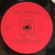 LP - Ludwig van Beethoven , Zino Francescatti , Bruno Walter , Columbia Symphony Orchestra - Konzert Für Violine Und Orchester