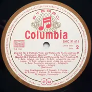 LP - Ludwig van Beethoven / The Hungarian Quartet - Streichquartett Nr.8 E-Moll Op. 59 Nr.2 'Rasumowsky-Quartett' Und Nr. 11 F-Moll Op.95