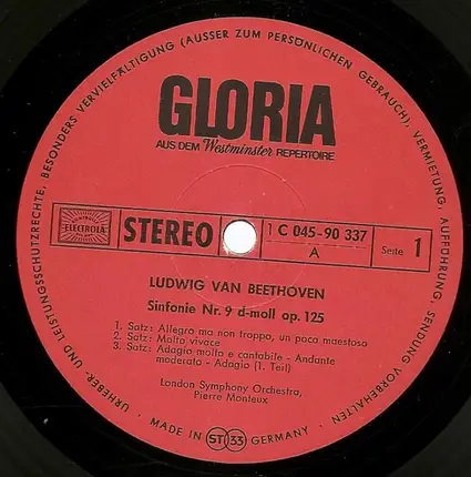 Beethoven - Symphony No. 9 In D Minor, Op. 125 'Choral'