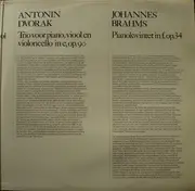 Double LP - Beethoven / Dvorak / Brahms - Sonate Voor Piano En Viool Nr. 1 In G, Op. 96 / Trio Voor Piano, Viool En Violoncello In E, Op. 90 / Pianokwintet In F, Op. 34