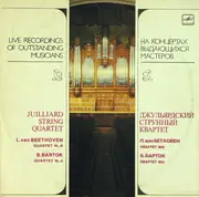 LP - Beethoven / Bartók - Juilliard String Quartet - Quartet No. 8 / Quartet No. 4