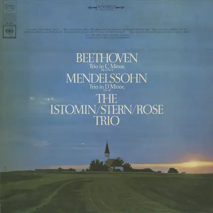 Beethoven / Mendelssohn - Trio In C Minor, Op. 1, No. 3 / Trio In D Minor, Op. 49
