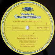 LP - Beethoven / Schubert - von Karajan · Berliner Philharmoniker - 8.Symphonie / Unvollendete - Club-Sonderauflage