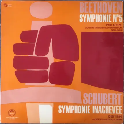 Beethoven / Schubert - Symphonie N° 5, Symphonie Inachevée