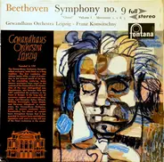 Ludwig van Beethoven ; Gewandhausorchester Leipzig , Franz Konwitschny - Symphony No.9 In D Minor, "Choral" Volume 1; Movements 1,2 & 3