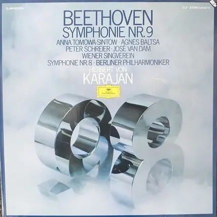 Ludwig van Beethoven / Herbert von Karajan , Berliner Philharmoniker - Symphonie No. 8 En Fa Majeur, Op. 93 - Symphonie No. 9 En Ré Mineur, Op. 125