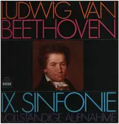 LP - Ludwig van Beethoven - IX.Sinfonie - Vollständige Aufnahme