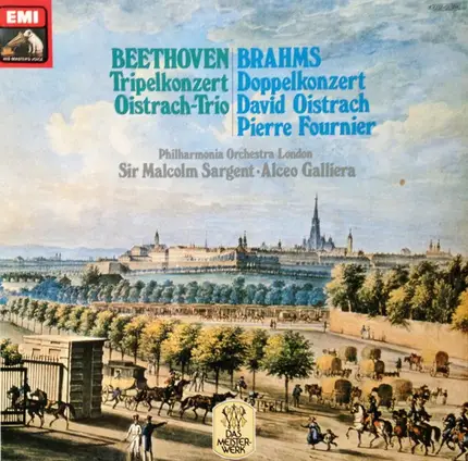 Ludwig Van Beethoven / Johannes Brahms - David Oistrach , Sviatoslav Knushevitsky , Lev Oborin , Pi - Tripelkonzert Oistrach Trio / Doppelkonzert David Oistrach Pierre Fournier