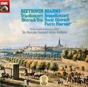 LP - Ludwig Van Beethoven / Johannes Brahms - David Oistrach , Sviatoslav Knushevitsky , Lev Oborin , Pi - Tripelkonzert Oistrach Trio / Doppelkonzert David Oistrach Pierre Fournier