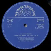 LP - Beethoven / Brahms - Appasionata / Sonata No.3