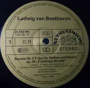 LP - Beethoven - Violinsonaten Nr. 5 F-dur / Nr. 9 A-Dur - Frühlingssonate / Kreutzer-Sonate