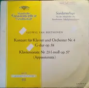 Beethoven - Konzert für Klavier und Orchester Nr. 4 G-dur op. 58 - Klaviersonate Nr. 23 f-moll op. 57 (Appassio