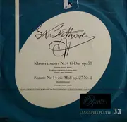 LP - Beethoven - Klavierkonzert Nr. 4 G-Dur Op.58    -    Sonate Nr.14 Cis-Moll Op27 Nr.2 (Mondscheinsonate)