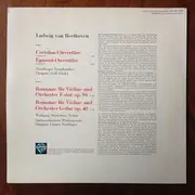 LP - Ludwig van Beethoven / Nürnberger Symphoniker - Wolfgang Marschner - Südwestdeutsche Philharmonie - Ouvertüren - Coriolan c-moll op.62, Egmont f-moll op.84  Violinromanzen - G-dur op.40, F-dur op.50