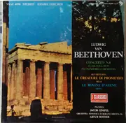 LP - Beethoven - Concerto N.4 / Ouvertures: Op. 43 & Op. 113