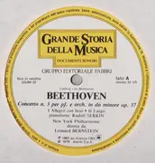 LP - Beethoven/Rudolf Serkin , The New York Philharmonic Orchestra,L. Bernstein - Documenti Sonori: Ludwig Van Beethoven: Concerto N. 3 Per Pianoforte E Orchestra / Sonata N. 23 'Appassionata' - booklet