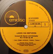LP - Beethoven - Klavierkonzert Nr 4 G-Dur Op 58