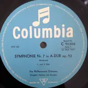 LP - Ludwig van Beethoven - Siebte Sinfonie A-Dur Op. 92